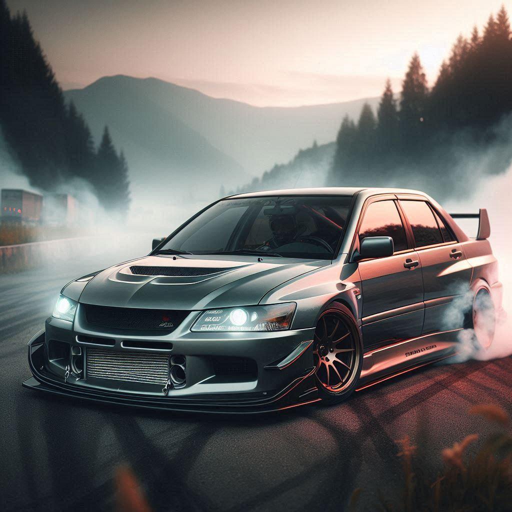 ランサーエボリューション９のドリ車 | の人気AIイラスト・グラビア