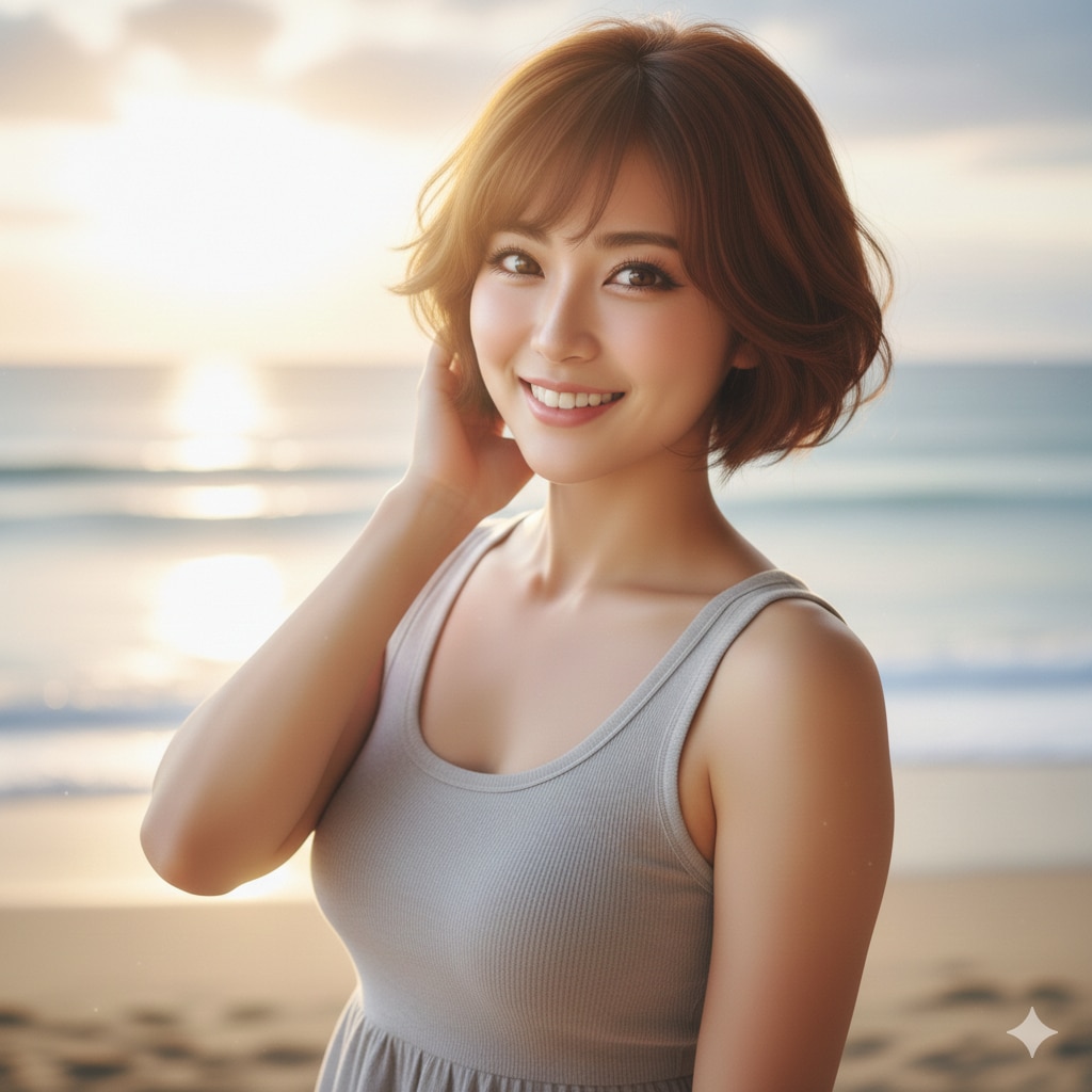 髪切ったんだけど、どうかな? | の人気AIイラスト・グラビア