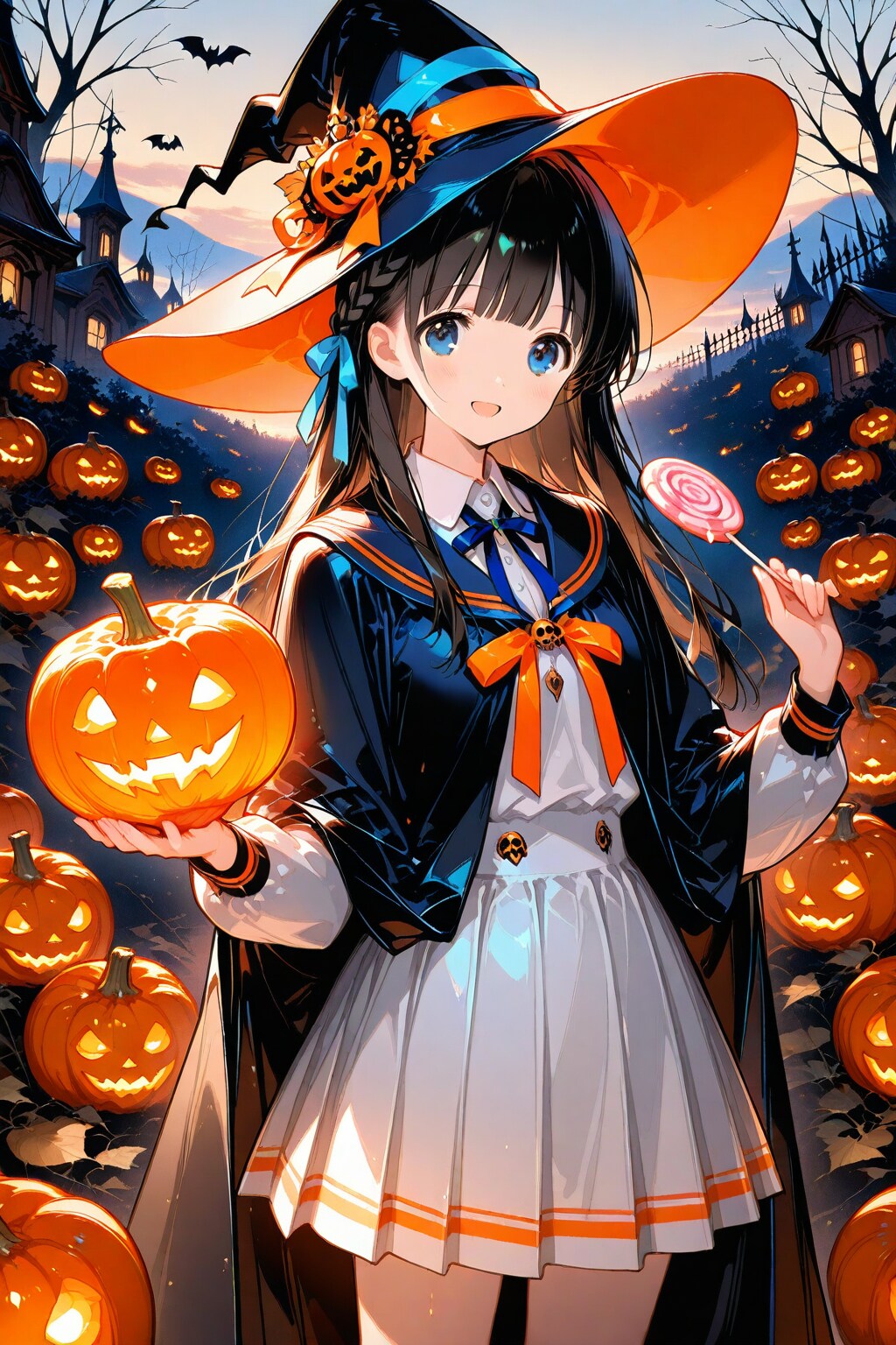 ハロウィンカラーの制服