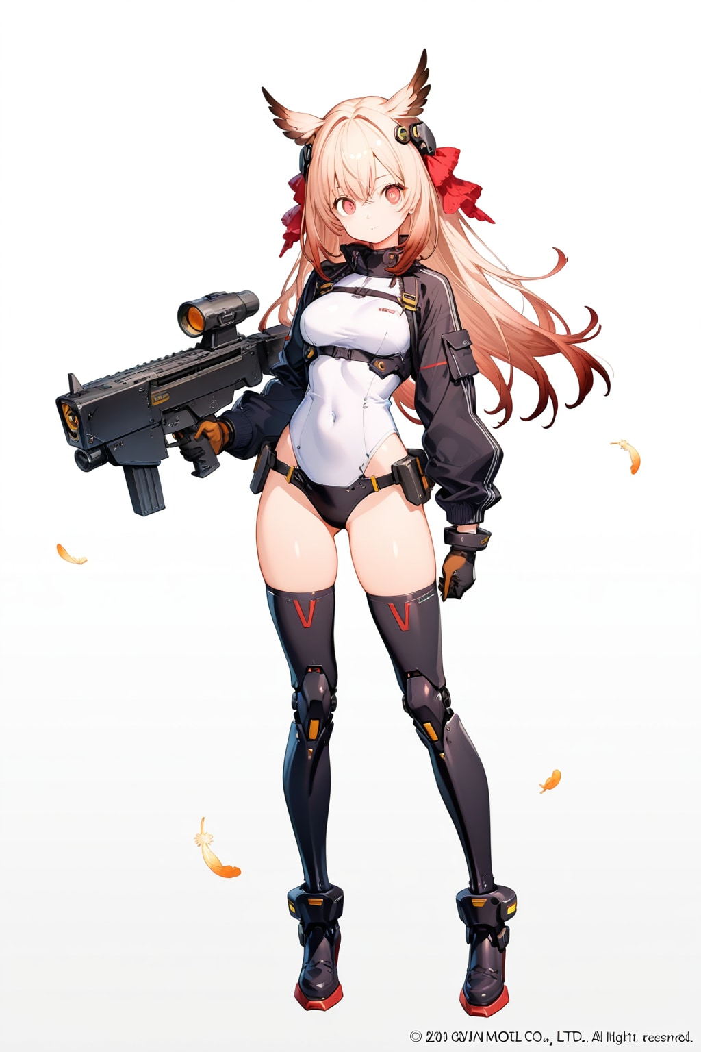鳥型　メカ娘