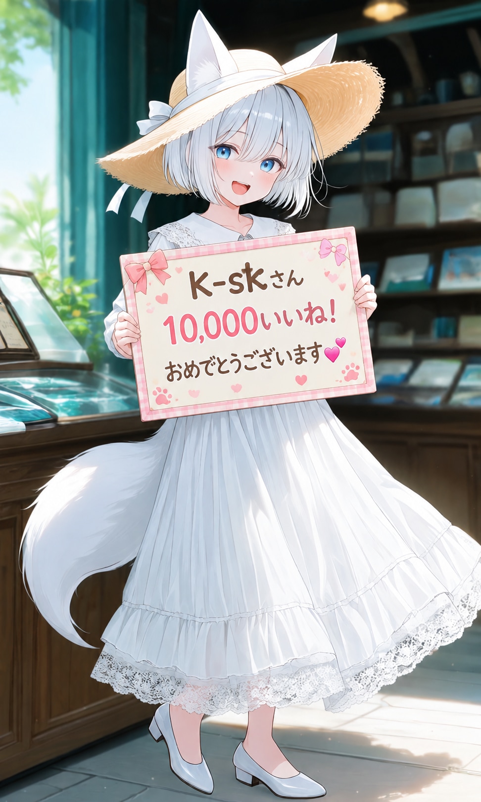K-skさん、10,000いいね達成、おめでとうございます！ | の人気AIイラスト・グラビア