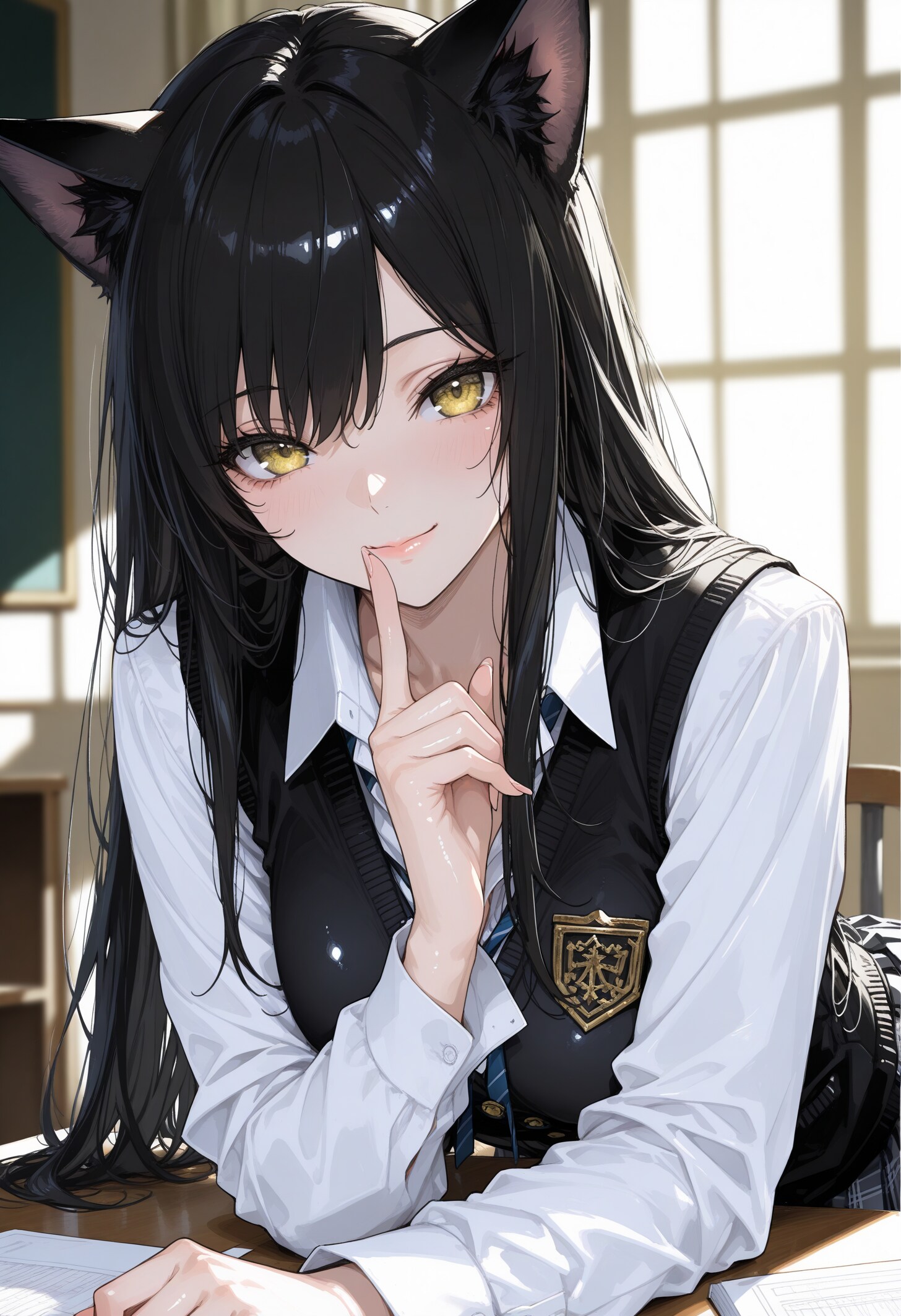 黒髪さんには猫耳がついている件