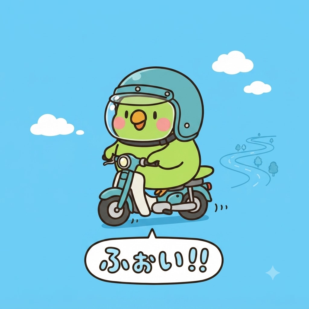 原付バイクインコ
