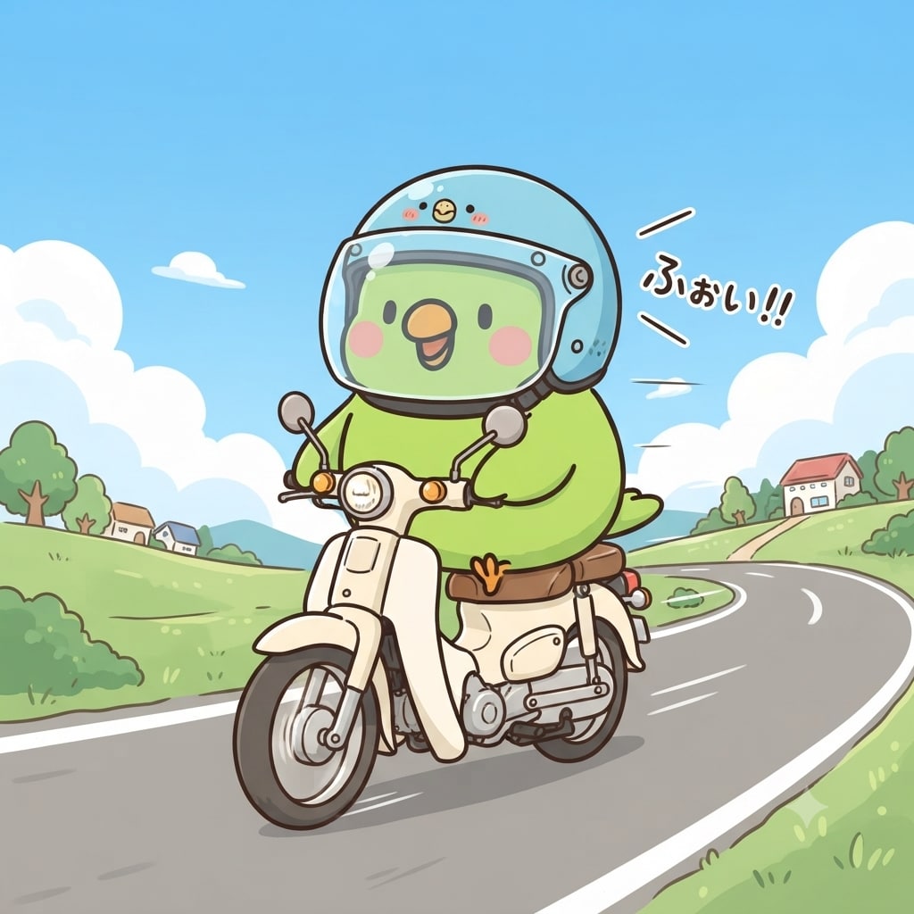 原付バイクインコ