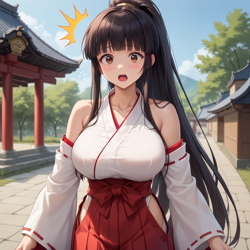 X他で投稿した巫女ちゃん達