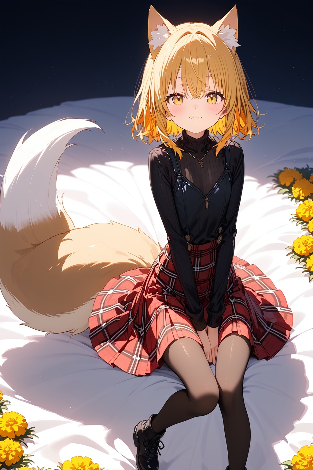 ちょこんとお狐 | の人気AIイラスト・グラビア