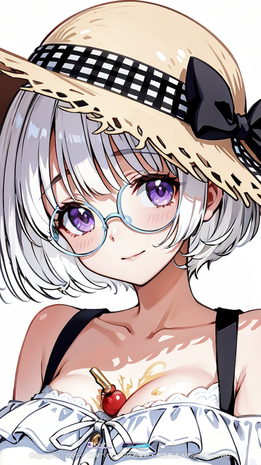 夏でおでかけする弊社キャラクター【けい あいな】