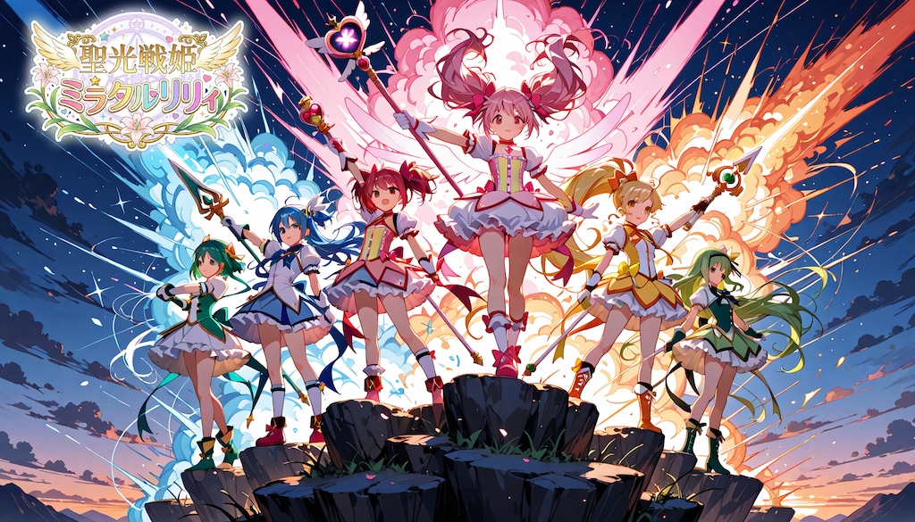 [11枚] 「私たち魔法少女なんだけど活動費が必要なのでイメクラやってるの。バレないかって？認識阻害魔法を切ると逆にわからないのよ。イクぅううう♥」（魔女っコの旅７２）