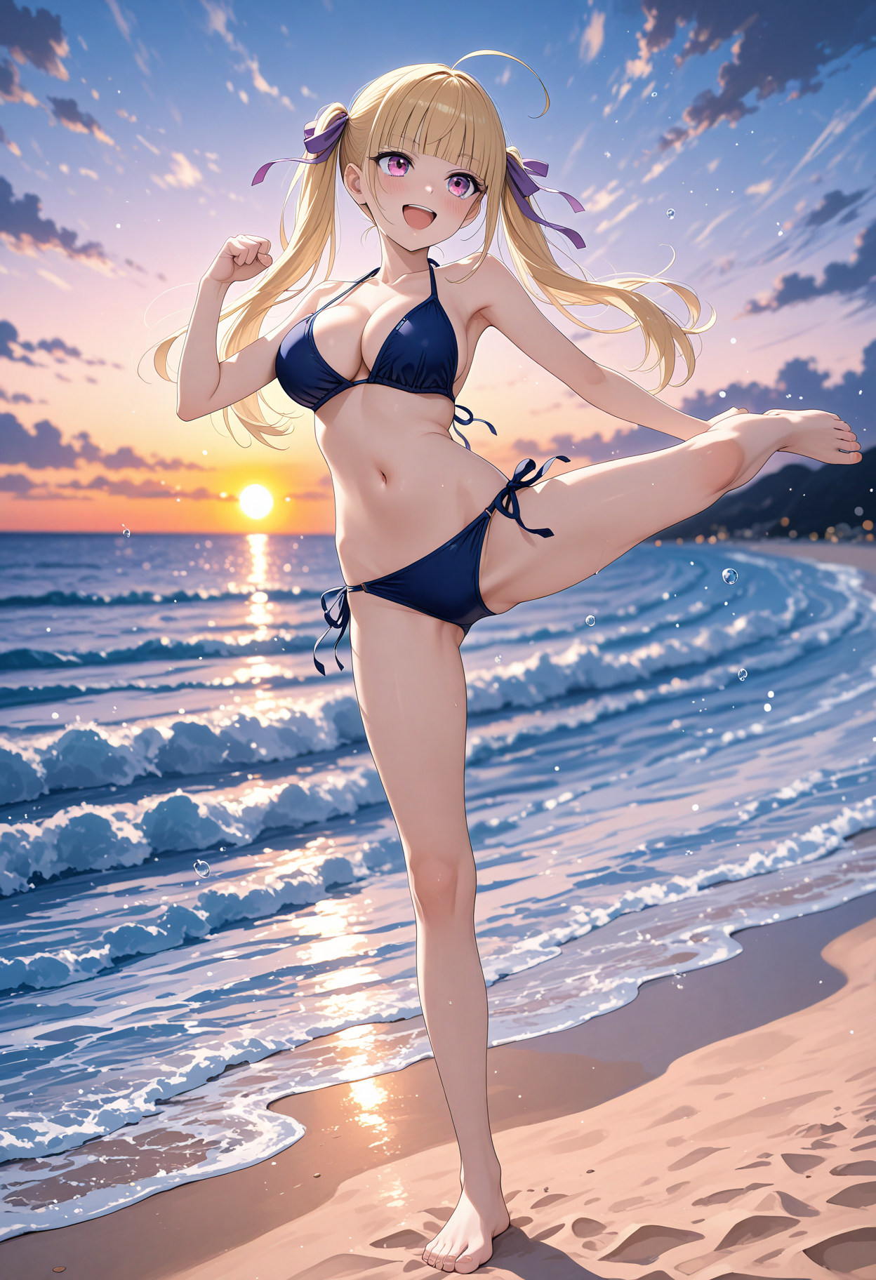 夕焼けキック