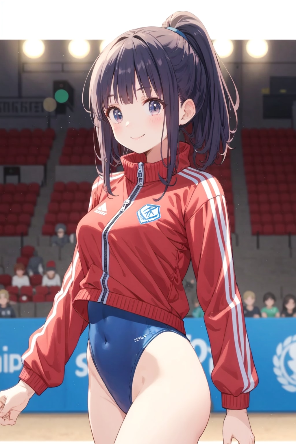 ジャージ＆レオタード女子(AQUA)