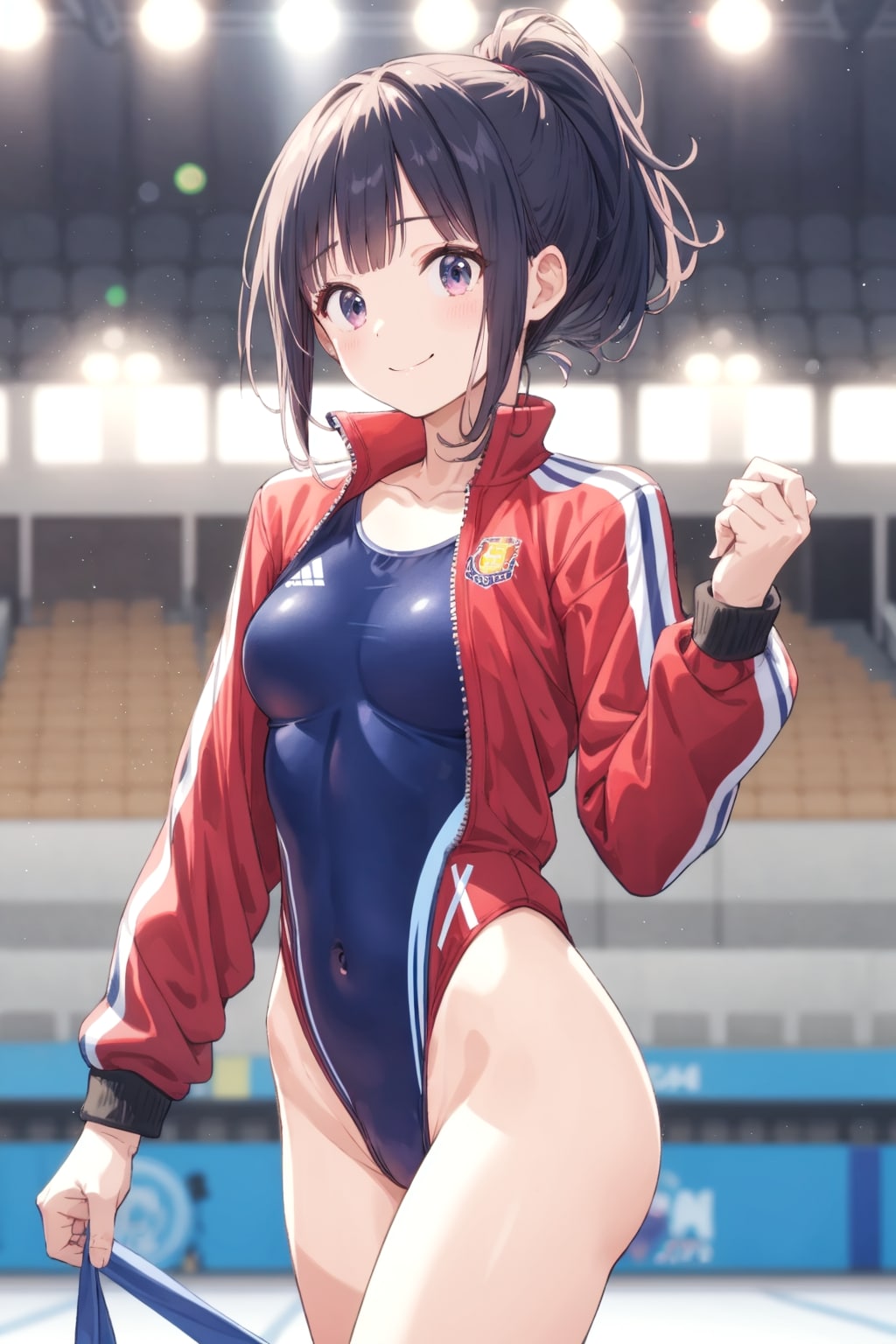 ジャージ＆レオタード女子(AQUA)