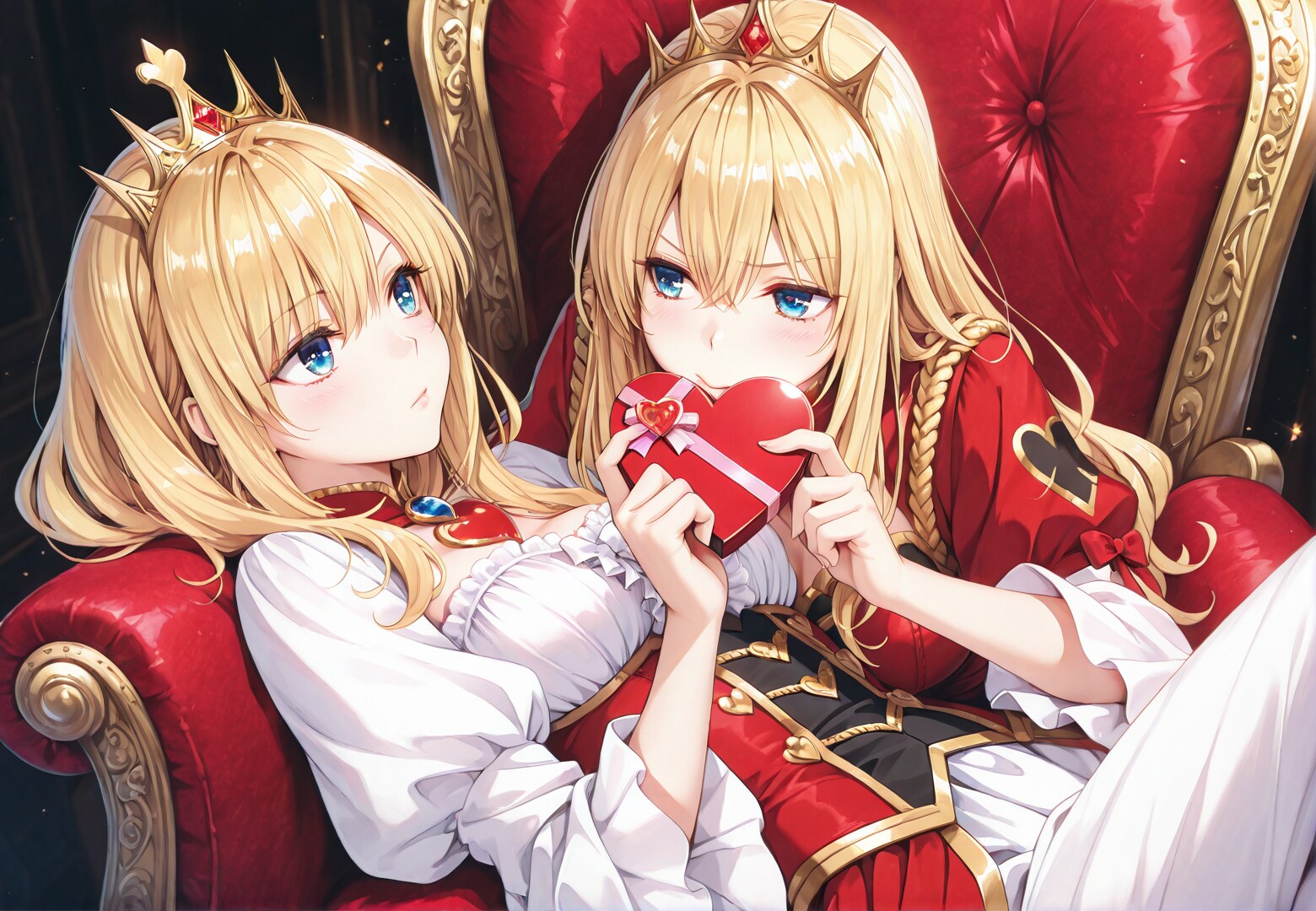女王様とチョコ