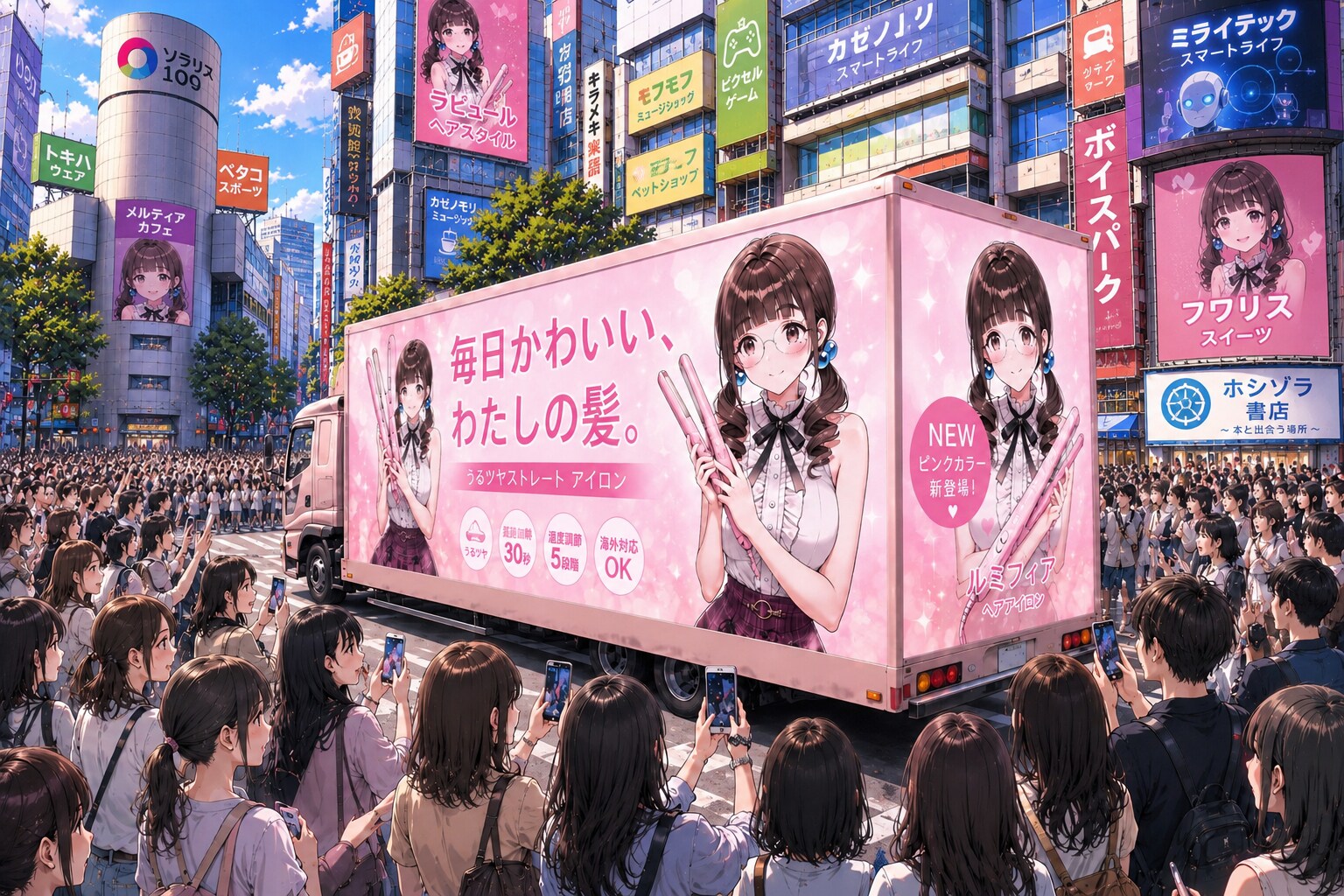 毎日髪を巻きましょう♪