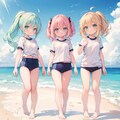 体操服ブルマ×3人組３ 2枚目