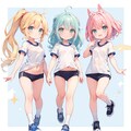 体操服ブルマ×3人組３ 4枚目