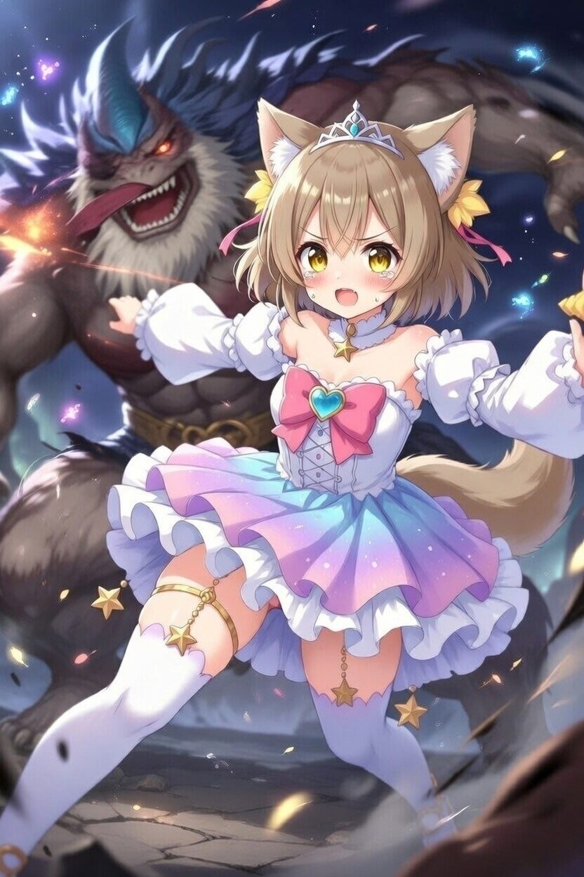 戦うジルちゃん