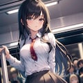 【事前】痴●がいる電車に乗ってしまった女の子2 2枚目