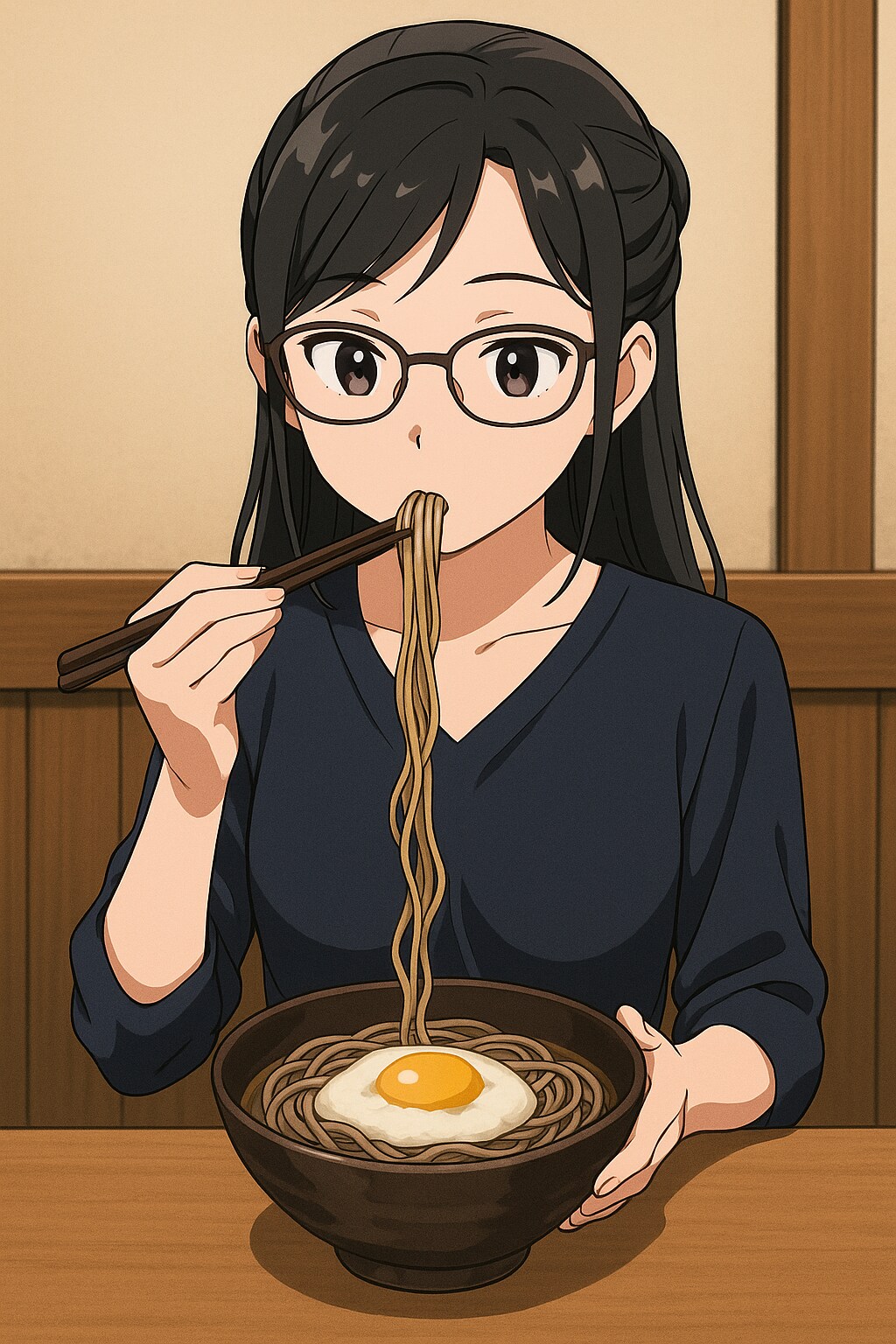 月見とろろそば