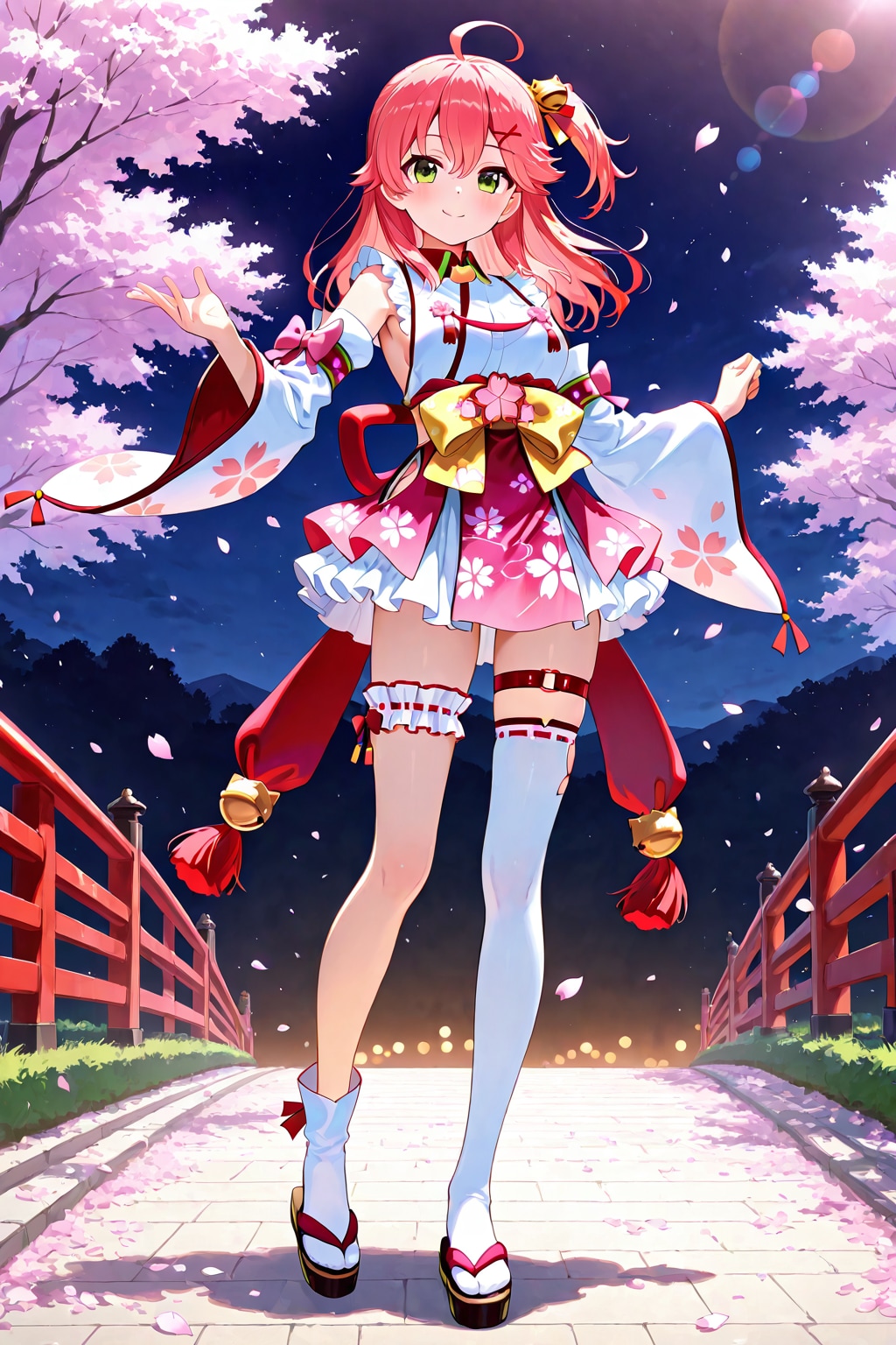 夜桜 | の人気AIイラスト・グラビア