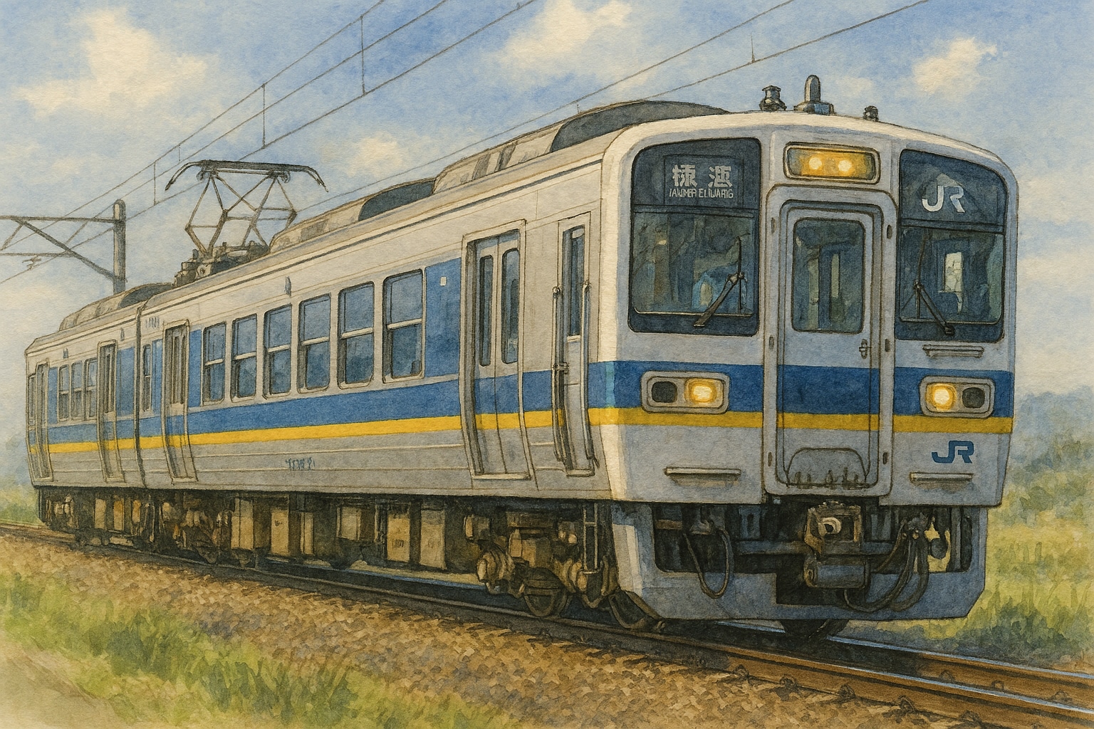 AIに213系”快速マリンライナー”を描いてとお願いした結果。 | の人気AIイラスト・グラビア