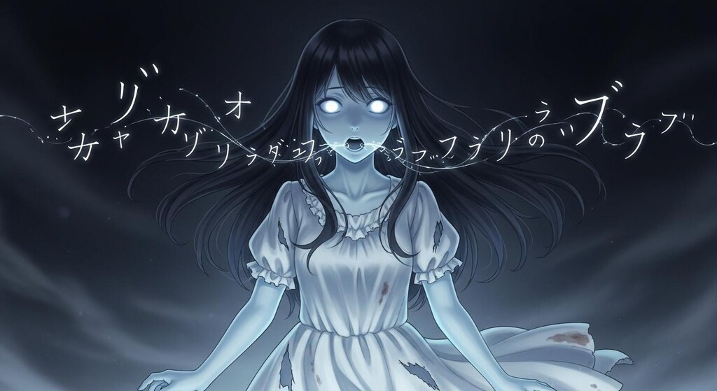 呪詛を唱える幽霊