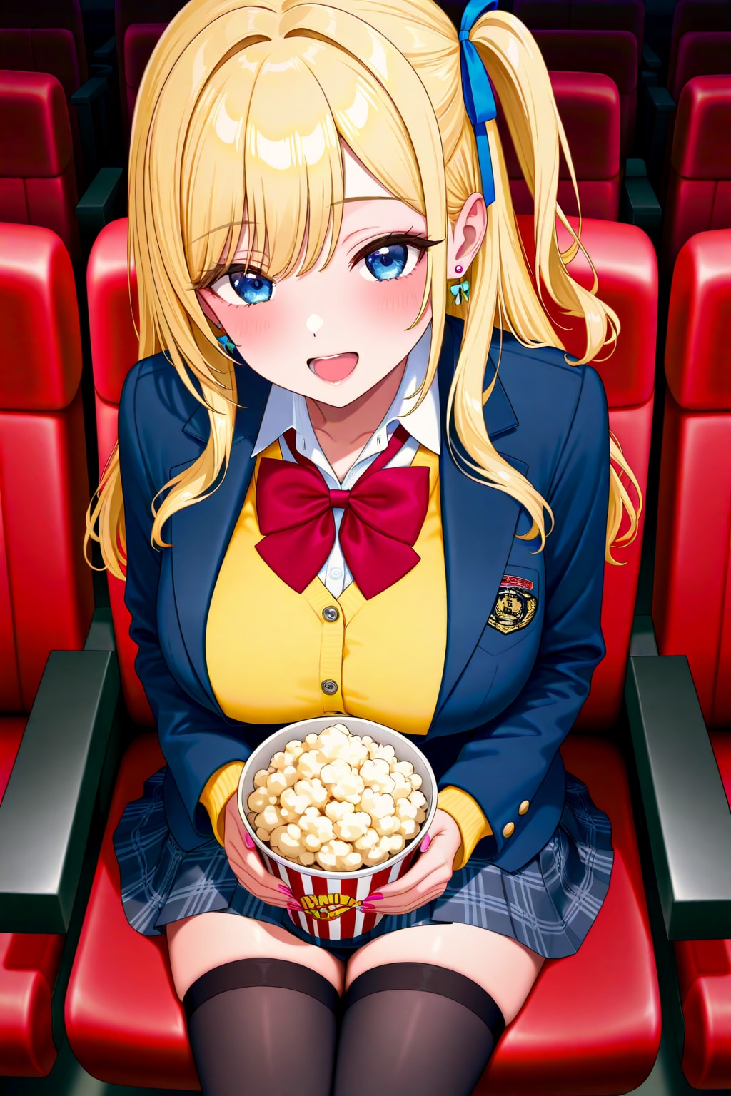 ナミちゃんと映画デート | の人気AIイラスト・グラビア