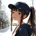 フラットなスケボー少女 3枚目