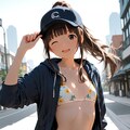 フラットなスケボー少女 5枚目