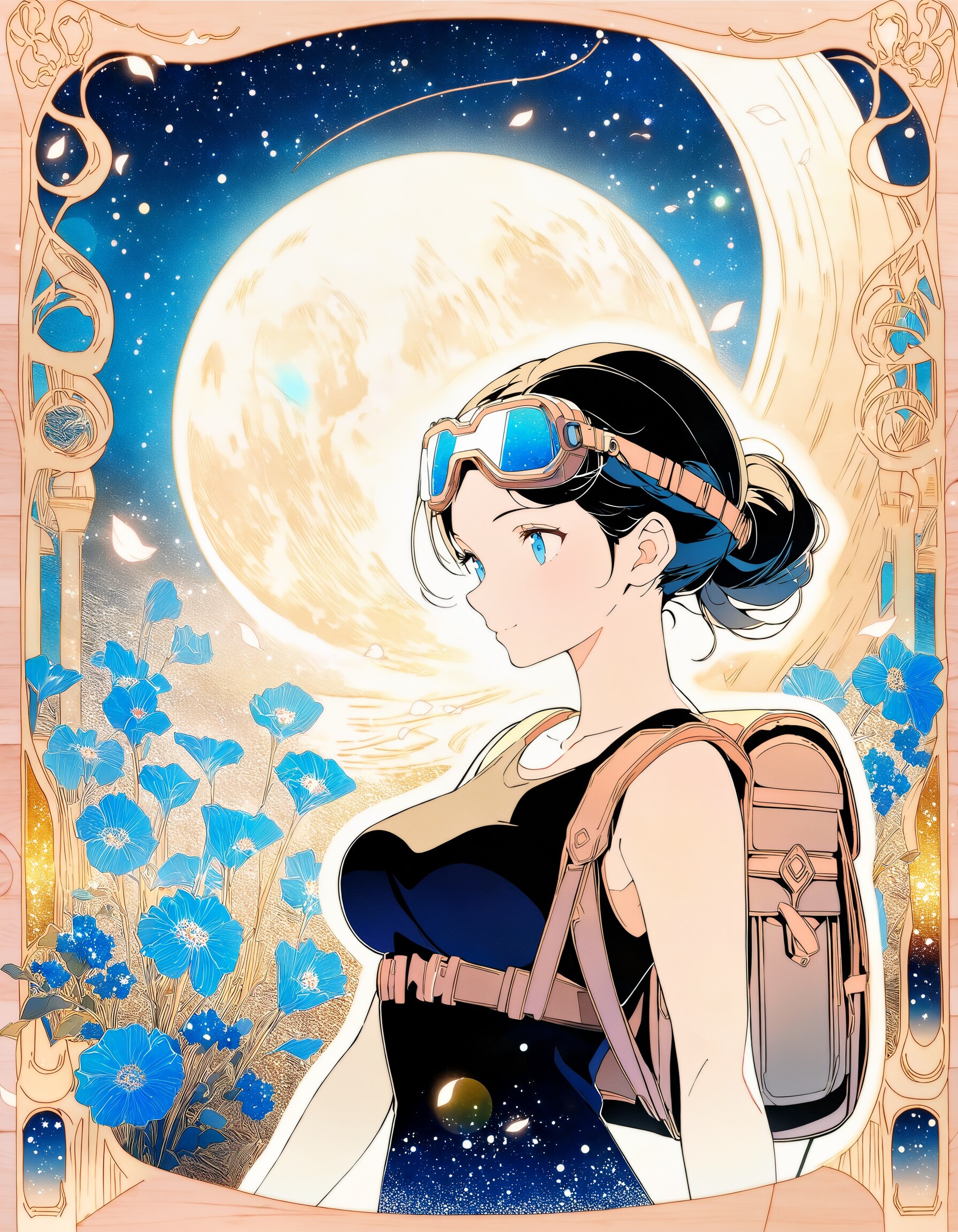 黒髪化旅人姉さんXL | の人気AIイラスト・グラビア