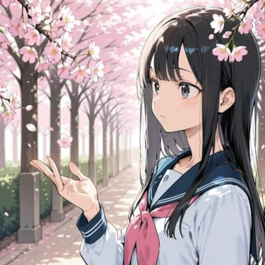 桜の季節、君の瞳に吸い込まれる