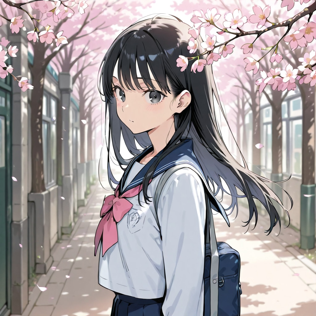 桜の季節、君の瞳に吸い込まれる