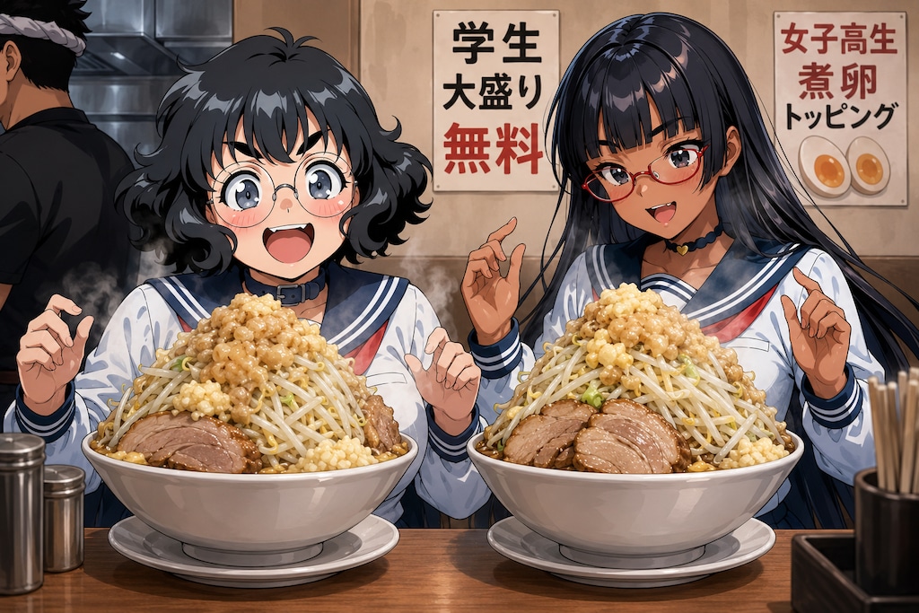 なお、二人とも完食の模様。