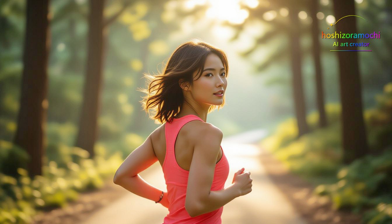 森林浴ランニング - 朝の光に包まれて / Forest Bathing Running - Wrapped in the Morning Light
