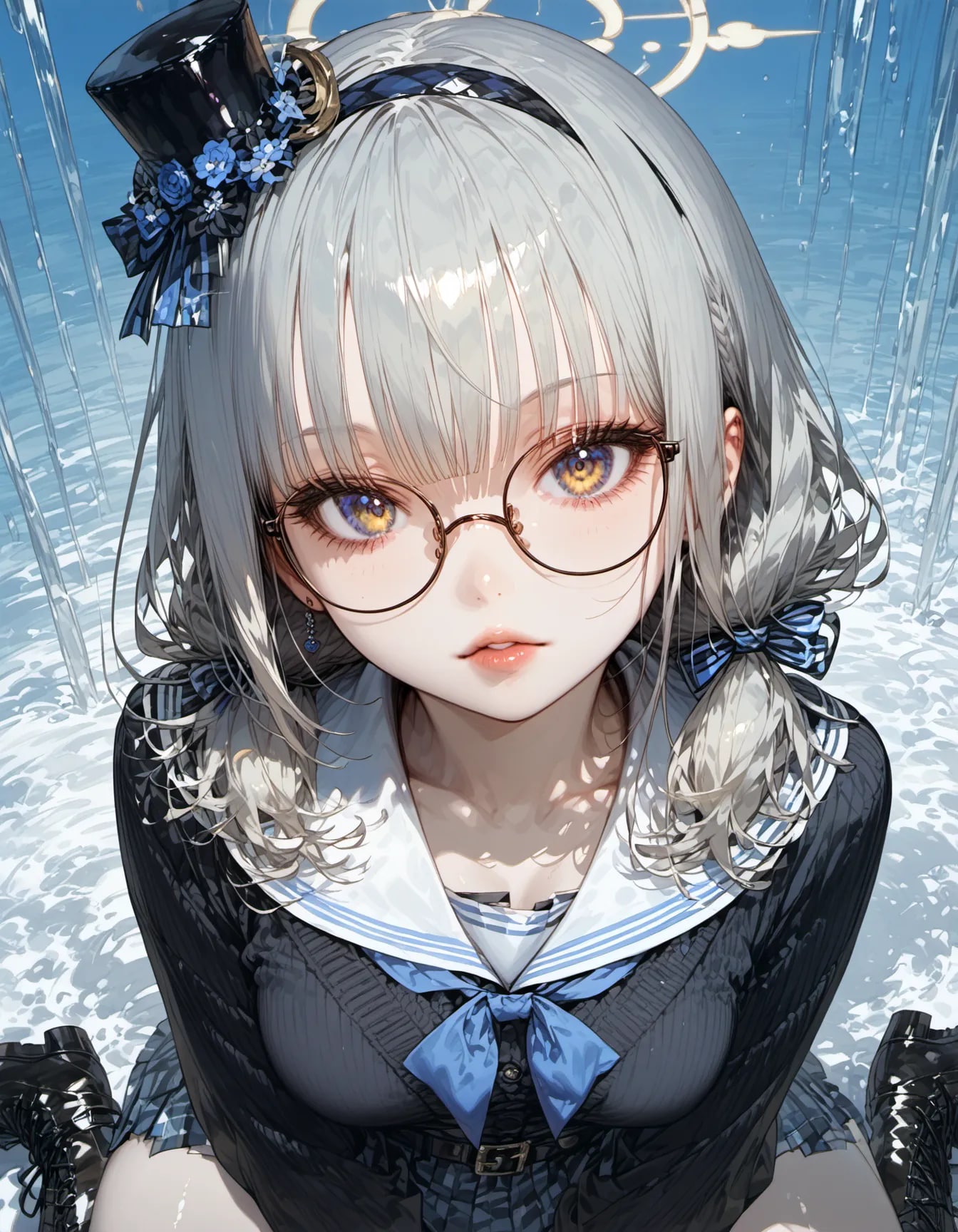 Reflections in Aqua | の人気AIイラスト・グラビア