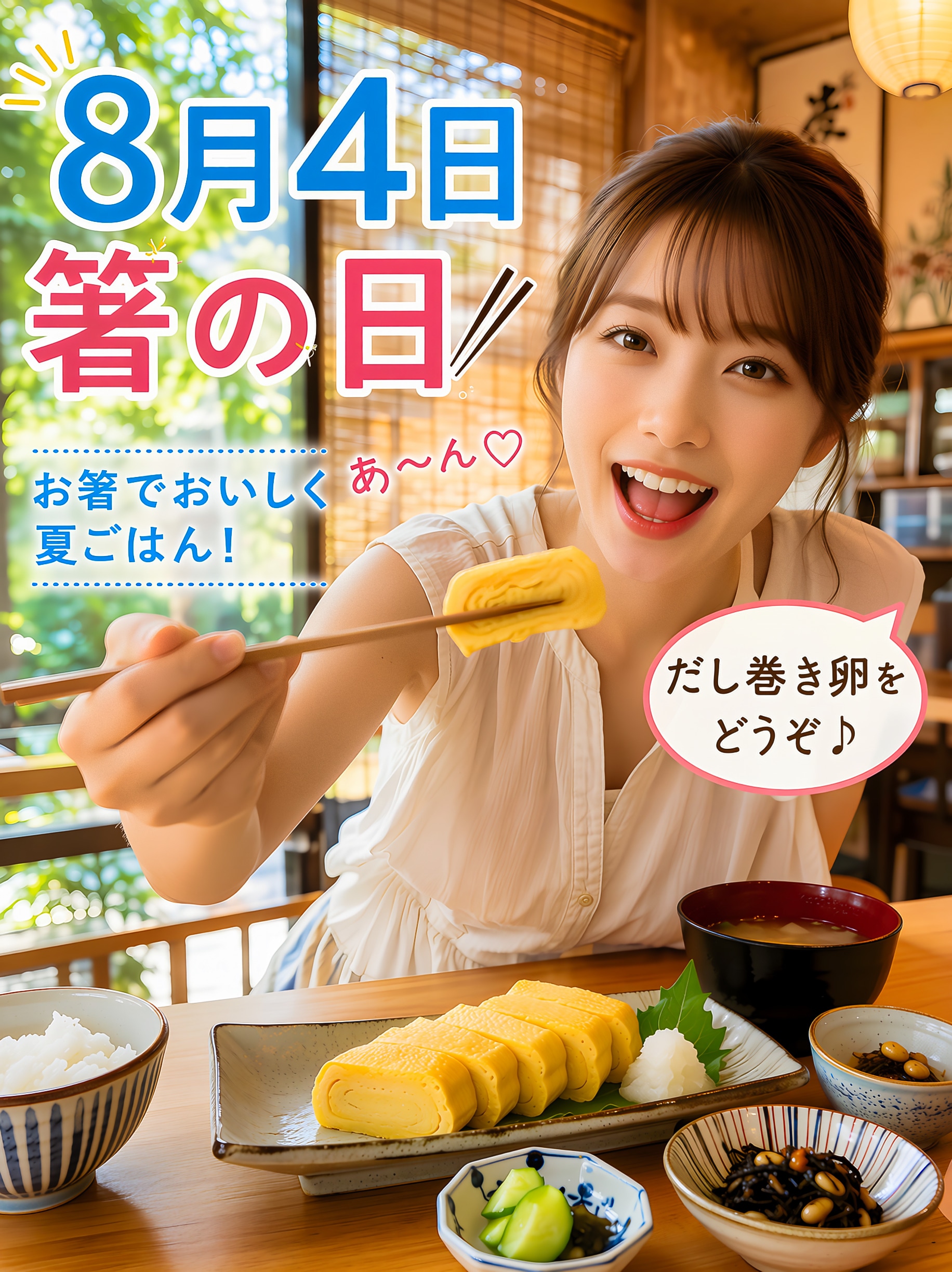 今日の１枚(8月4日)箸の日