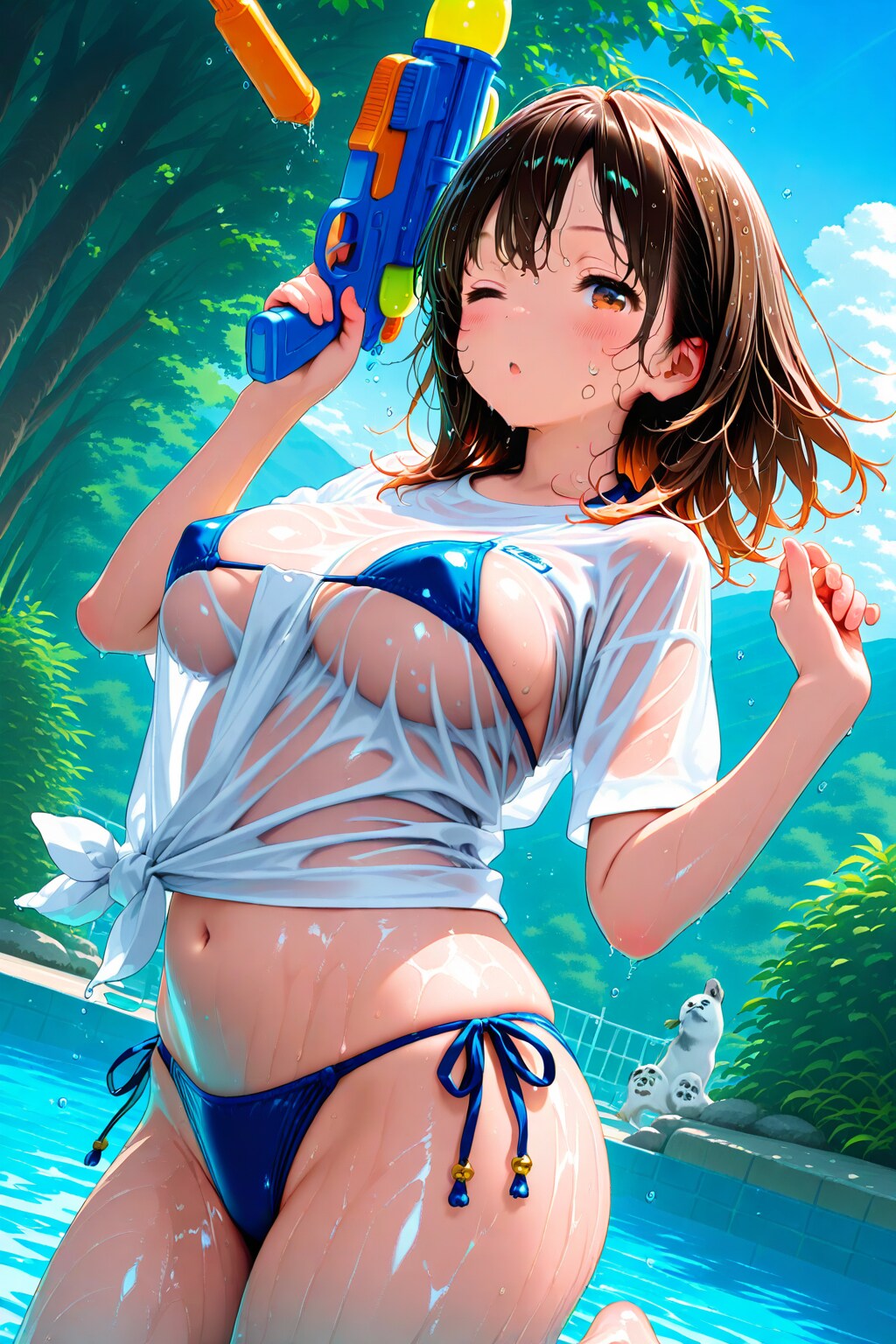 ウォーターガンぽっちゃり