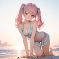 ひなちゃん、ビーチでビキニ 2枚目
