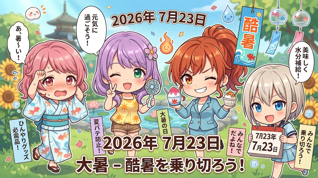 今日は何の日？（20260723固定＋チビお姉複＋ｲﾍﾞ指定）の生成（ＡI推論不使用）