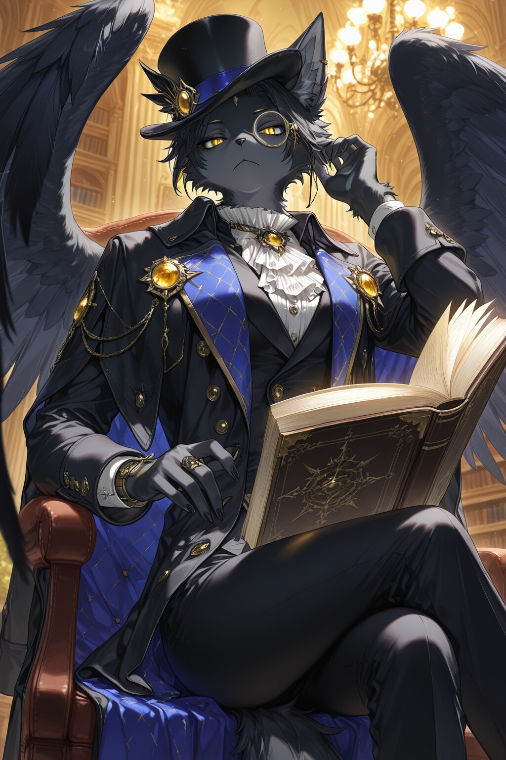 魔導図書館にて