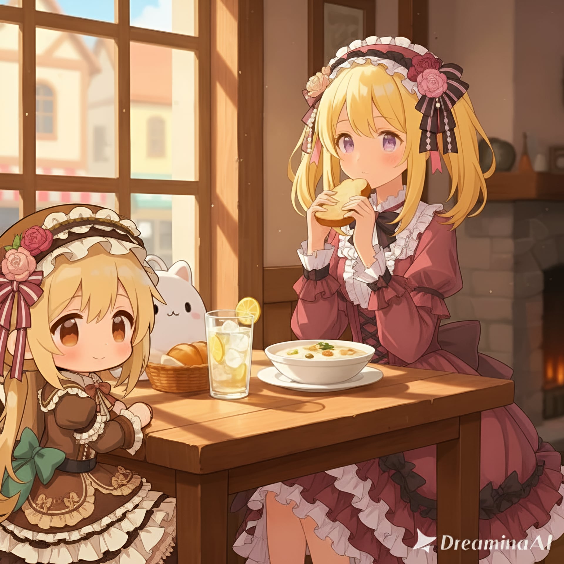 お気に入りのレストラン | の人気AIイラスト・グラビア