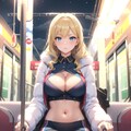 電車で見かけた金髪お姉さん 4枚目
