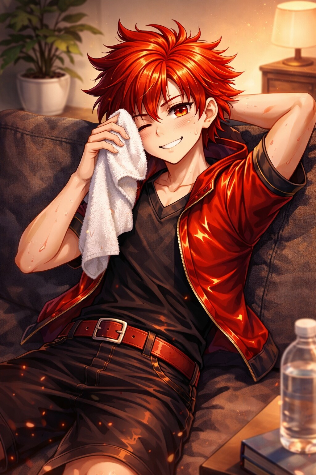 ひと汗かいた後 | の人気AIイラスト・グラビア