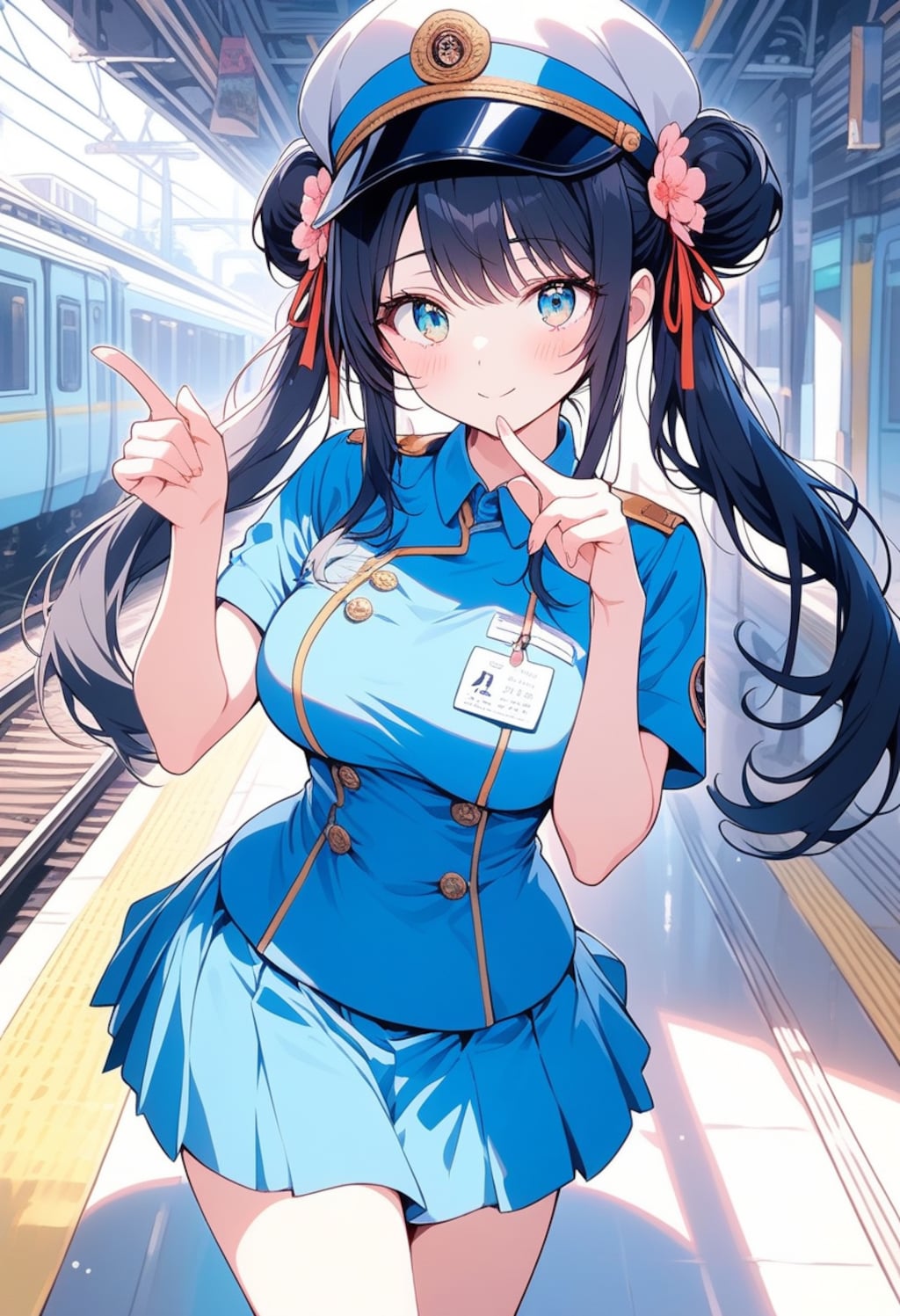 うちの子たちは駅員さん