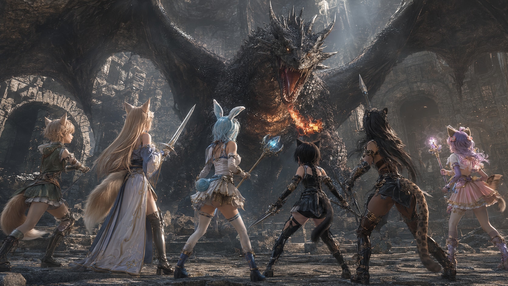 6人の前に現れたのは、ダンジョンの主「ドラゴン」
