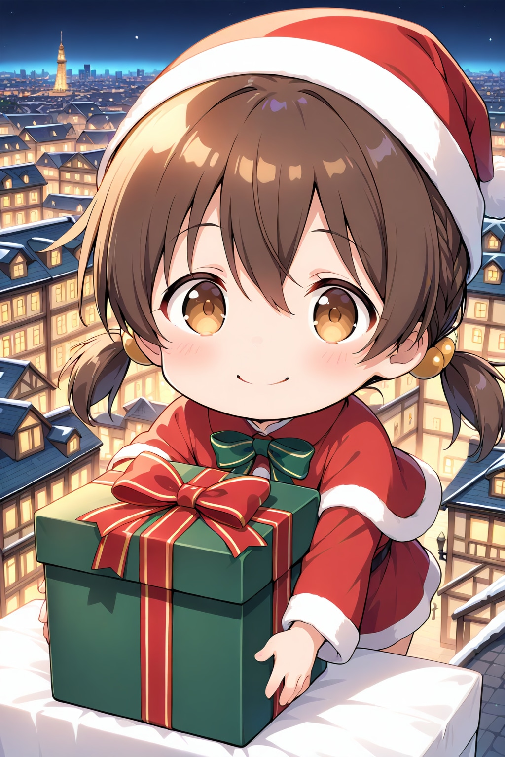 ちびサンタ 17歳少女 | の人気AIイラスト・グラビア