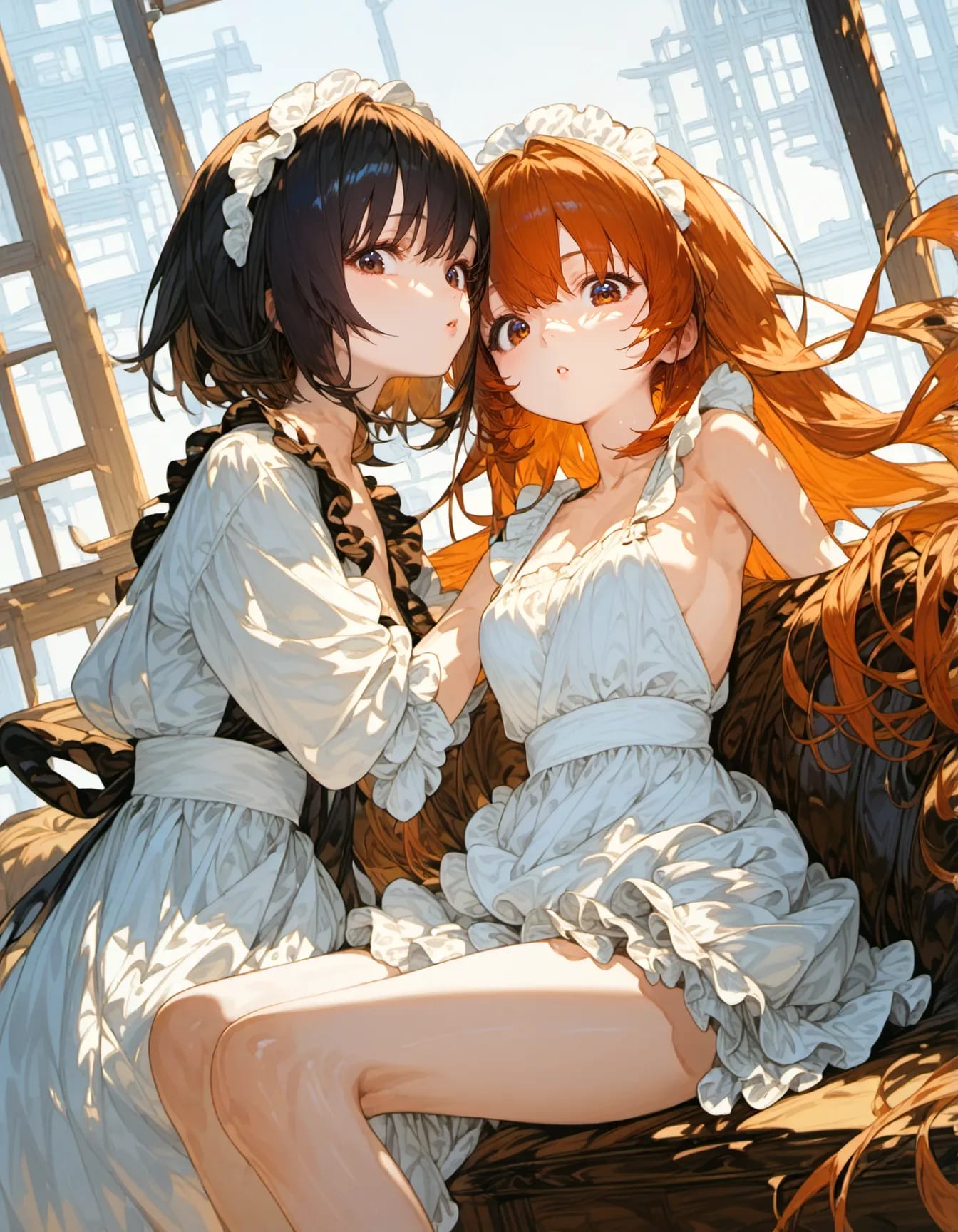 Two Hearts in Morning Light