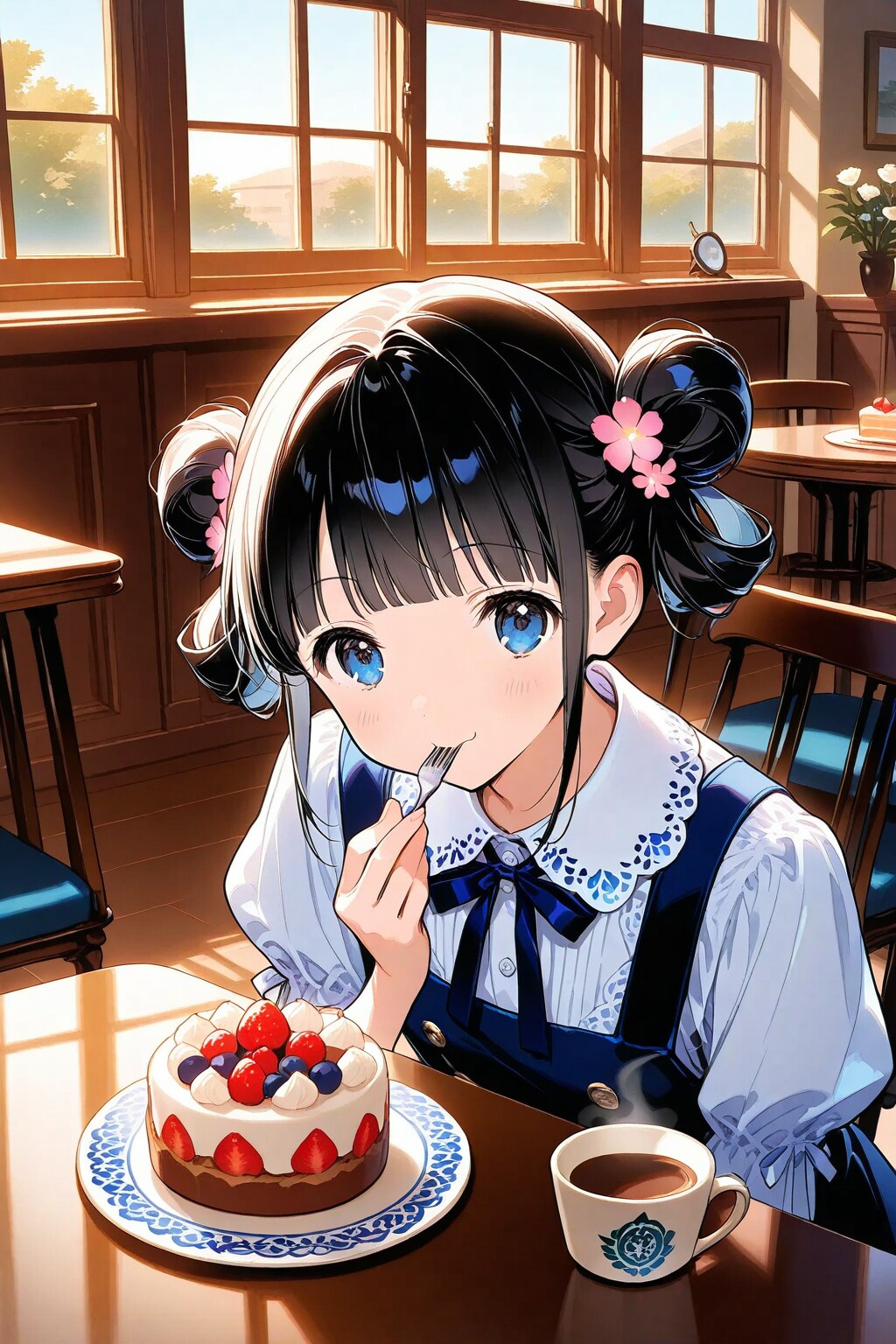 誕生日🎂を食べるおだんごちゃん🥰🍡✨