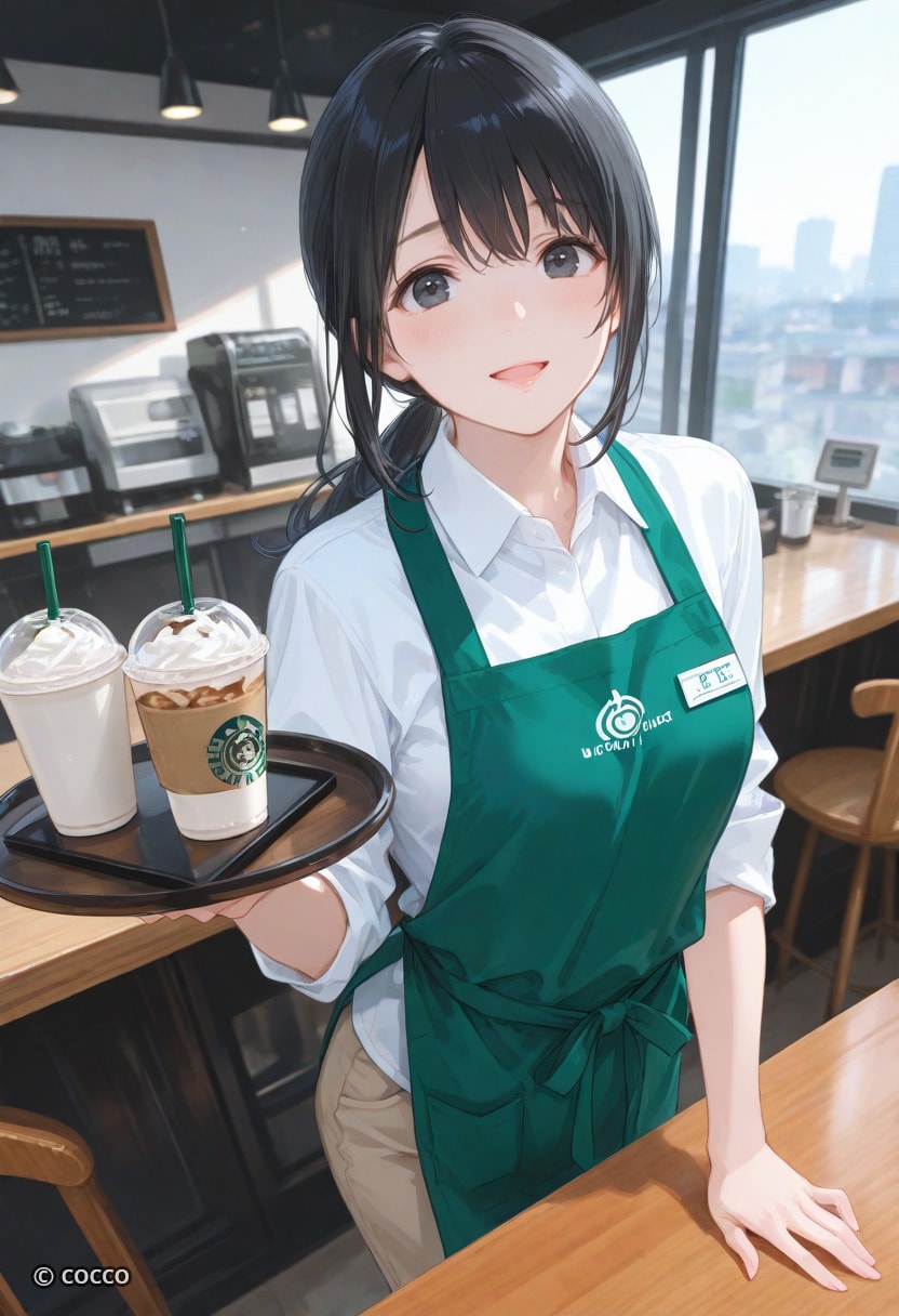 冷たい飲み物で暑さをしのいで♡