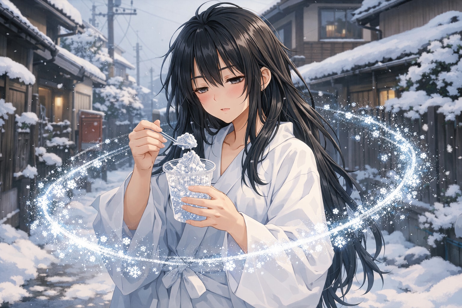 多分みぞれアイスを食べる | の人気AIイラスト・グラビア