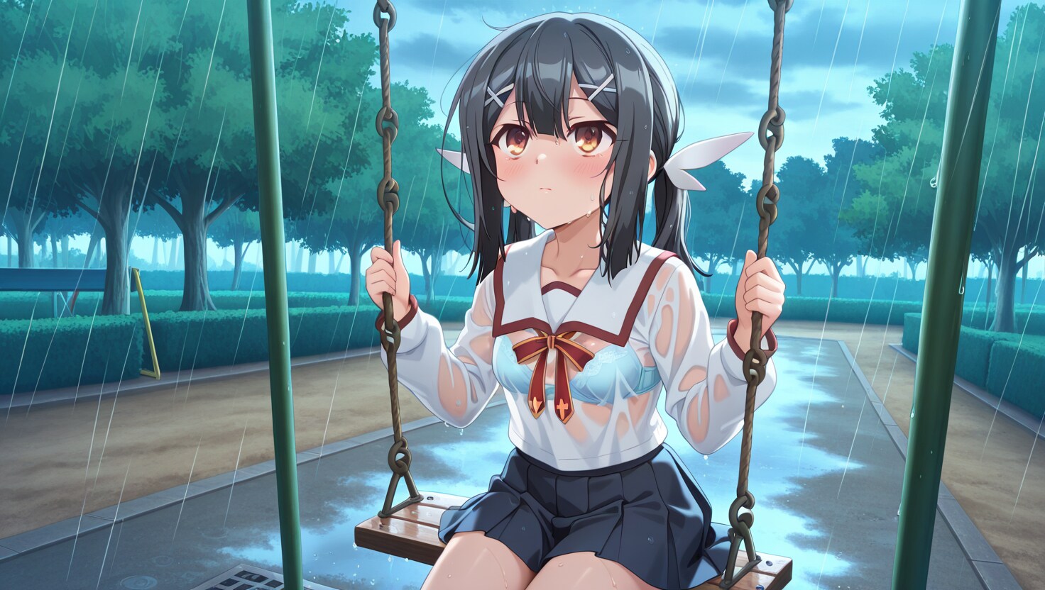 雨雲の向こうに・・・